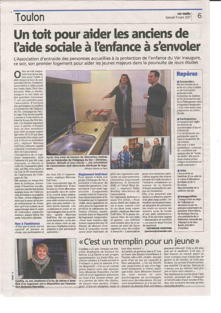 Aperçu du scan : Inauguration Studio Page 1
