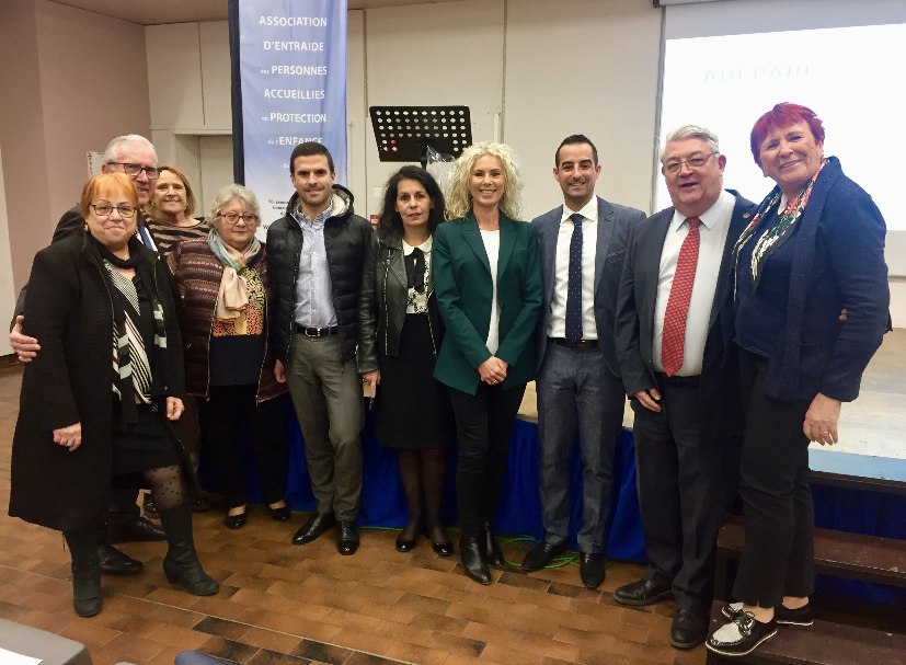 Photographie de groupe à l’occasion des vœux.