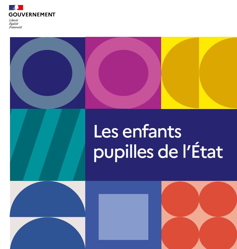 Couverture du guide officiel « Les enfants pupilles de l’État ».